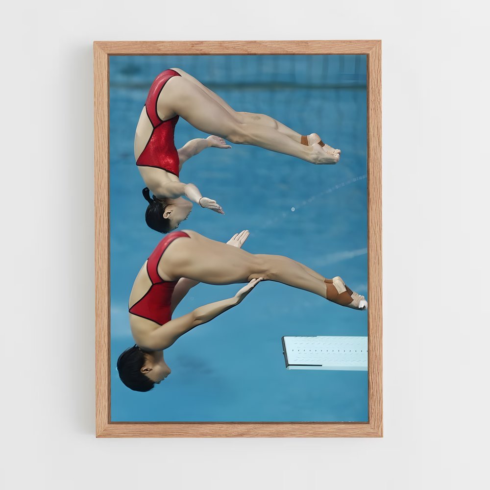 Poster Springboard de diving – affiche Plongeon au tremplin (vue 4)